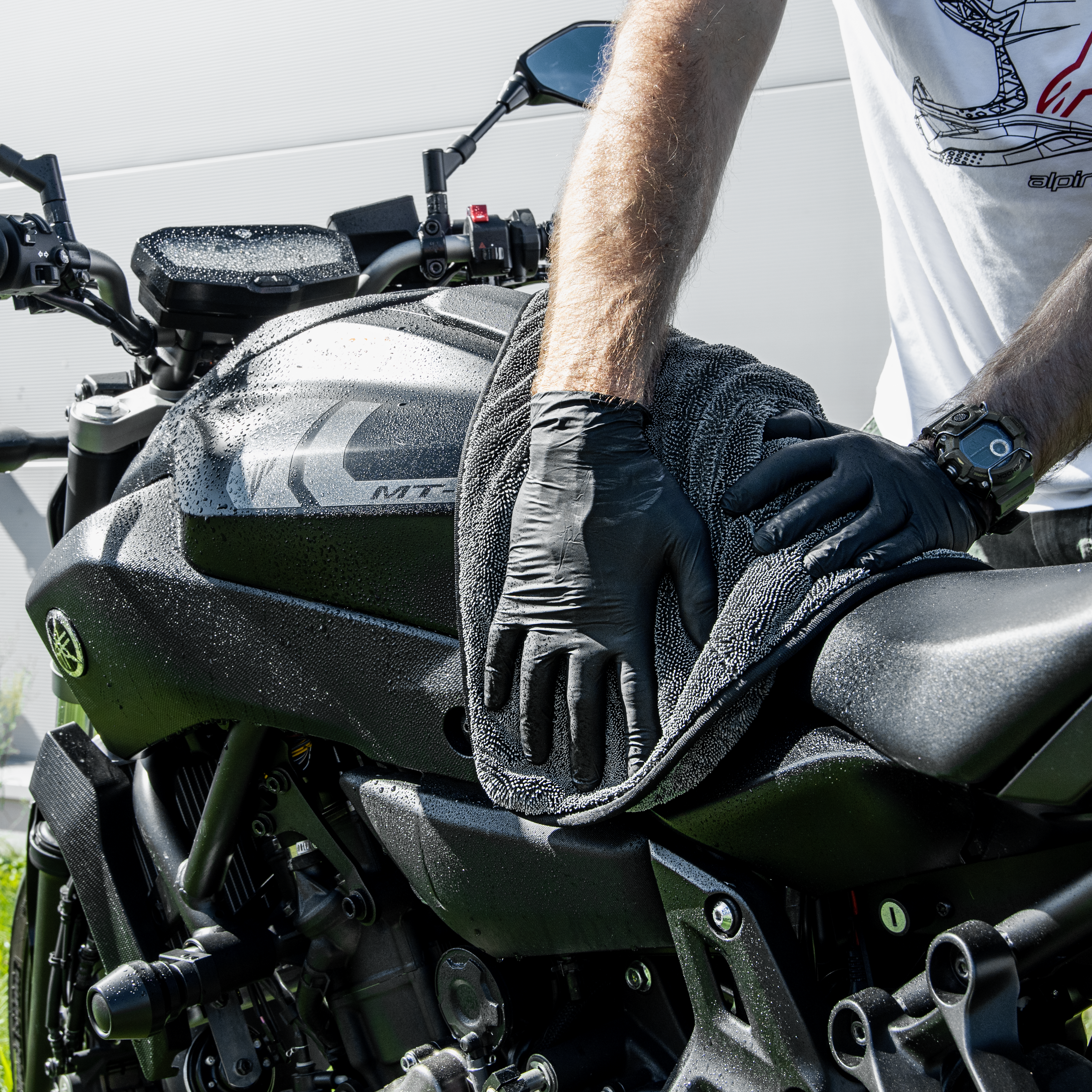 Toalla de secado para moto Proworks súper absorbente