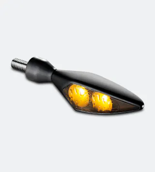 Irányjelző Kellermann Rhombus LED Dark Első Jobb/Hátsó Bal Fekete