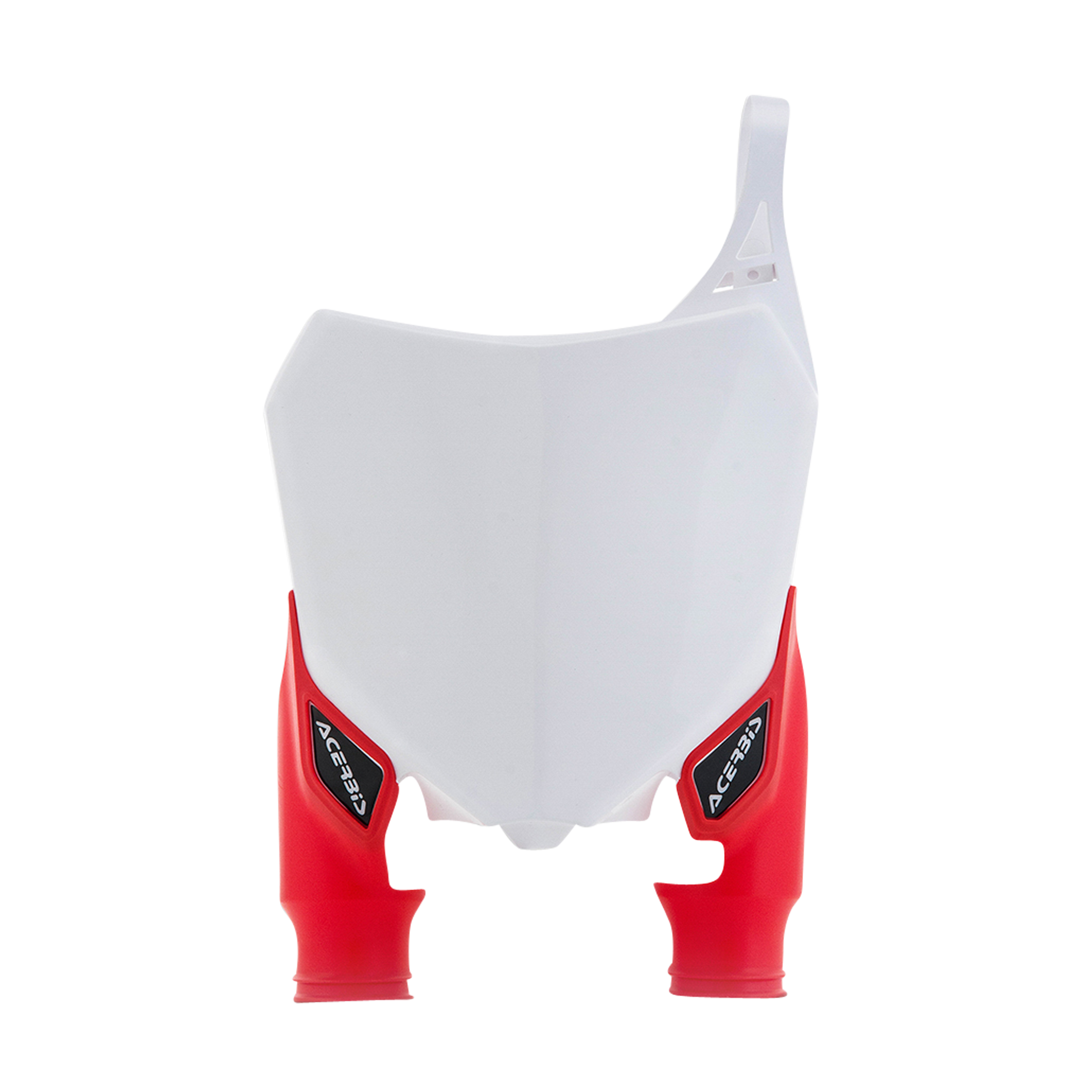 Portanúmeros Acerbis Raptor Blanco-Rojo