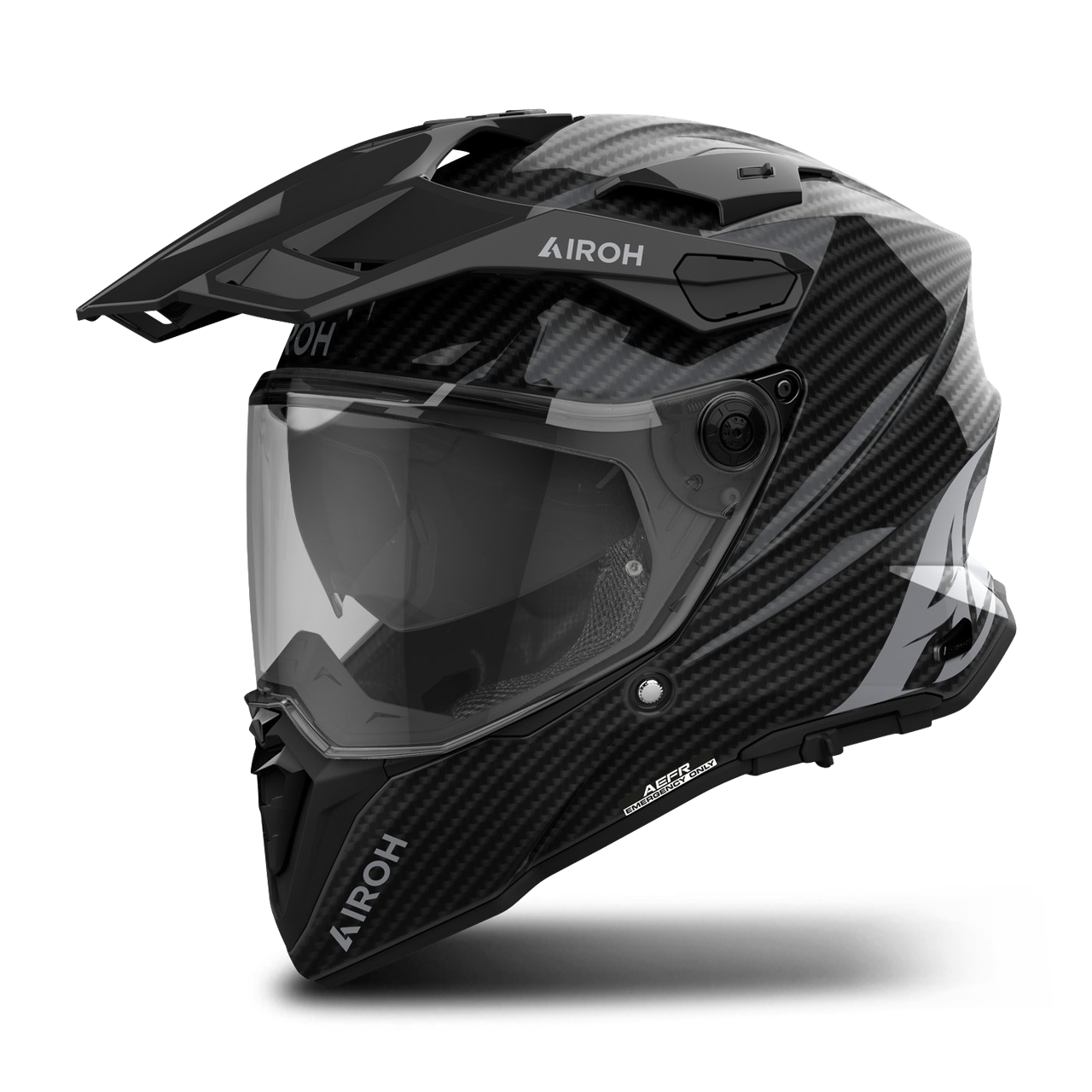 値下げ Airoh コマンダーblue/red XL 箱付き Airoh Commander Adventure Helmet – Progress Red Blue Matt