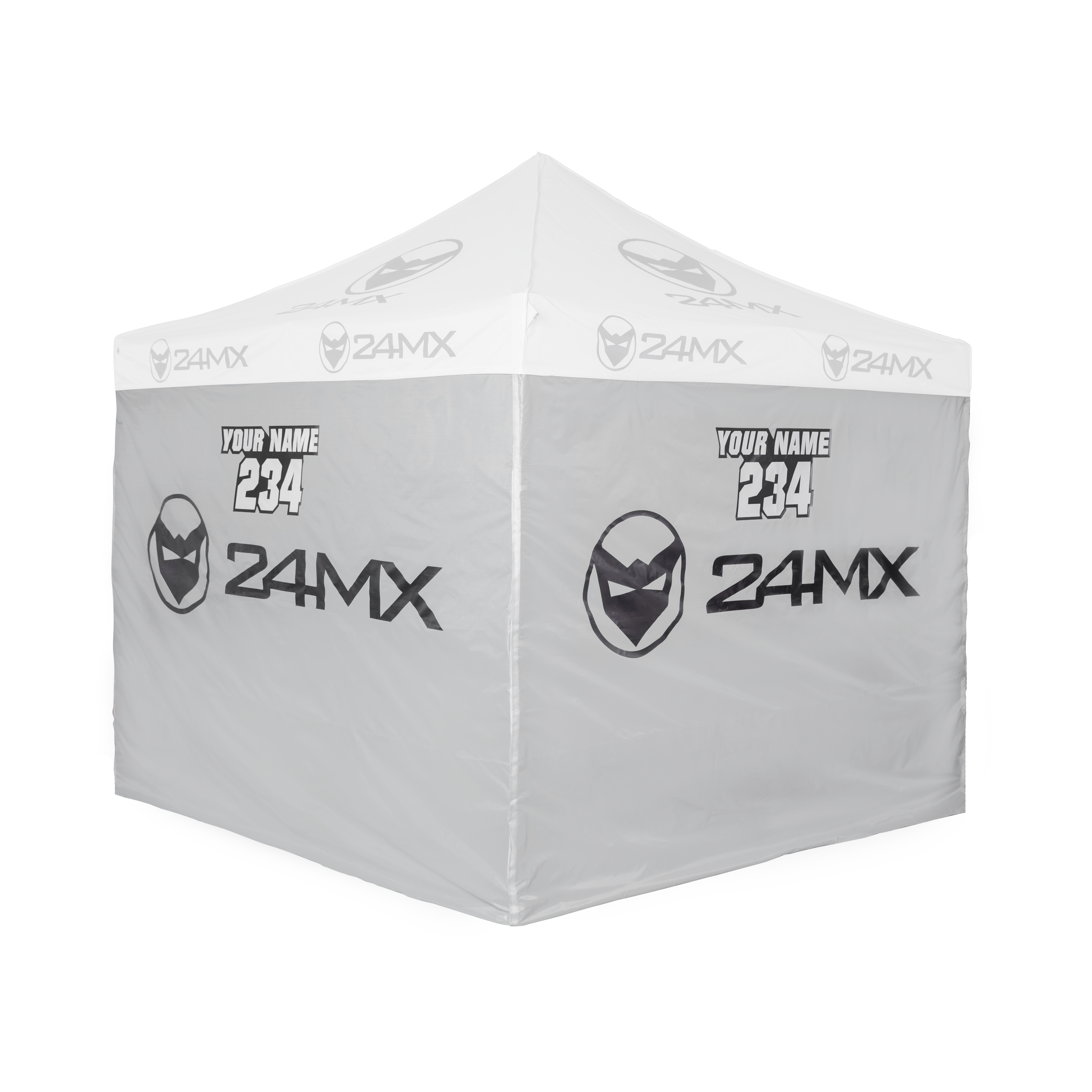 24MX Personalised Tent Walls Grey