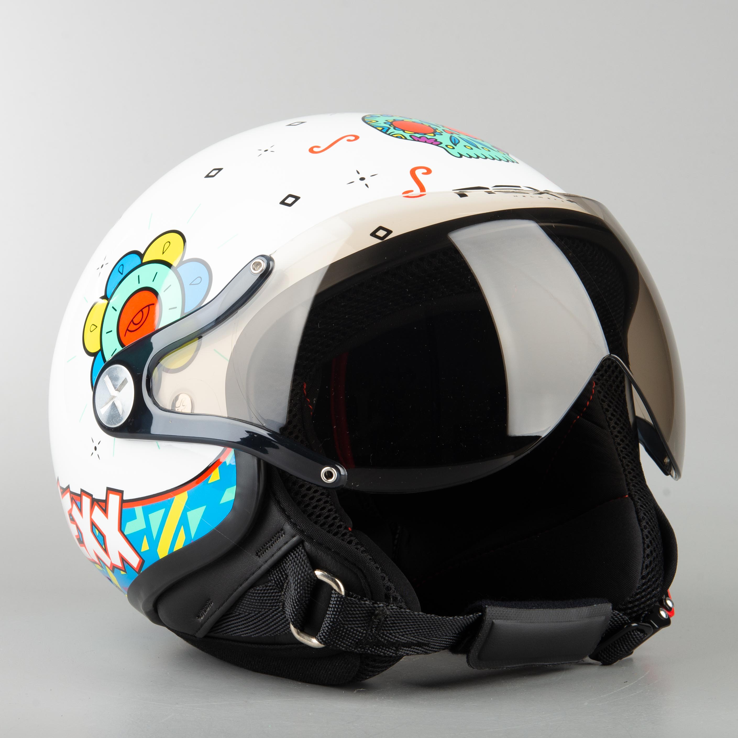 kids open face helmet