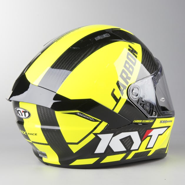 KYT Nx Race Carbon Race-D Full Face Helmet Fluo Yellow - Get 13% off today - XLmoto.ie
