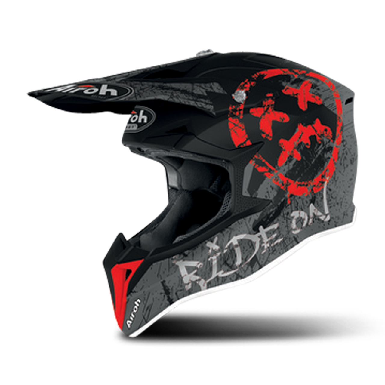 Casco de Cross Airoh Wraap Smile Niño