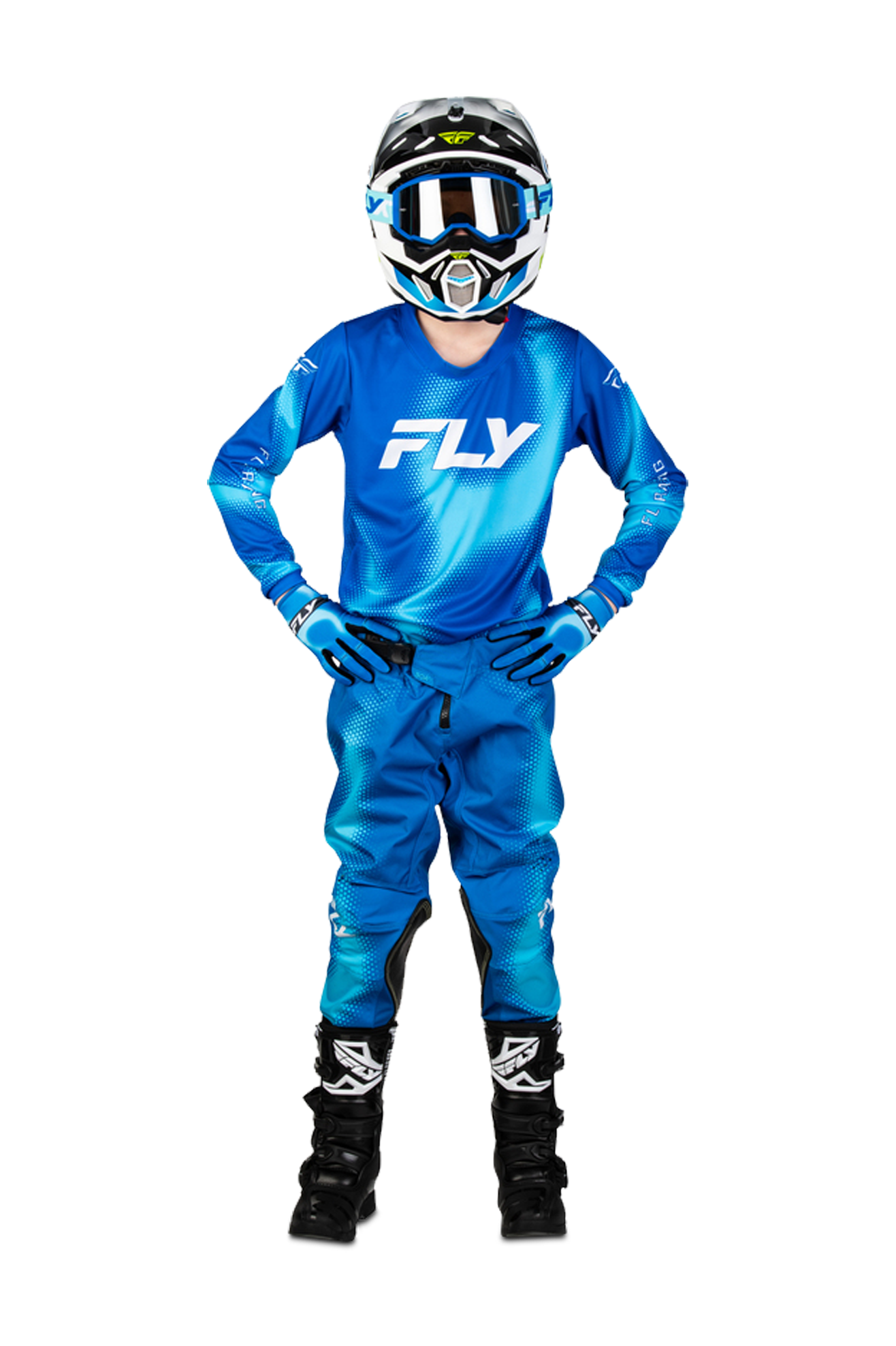 Crosstrøje FLY Racing Kinetic Torch Junior