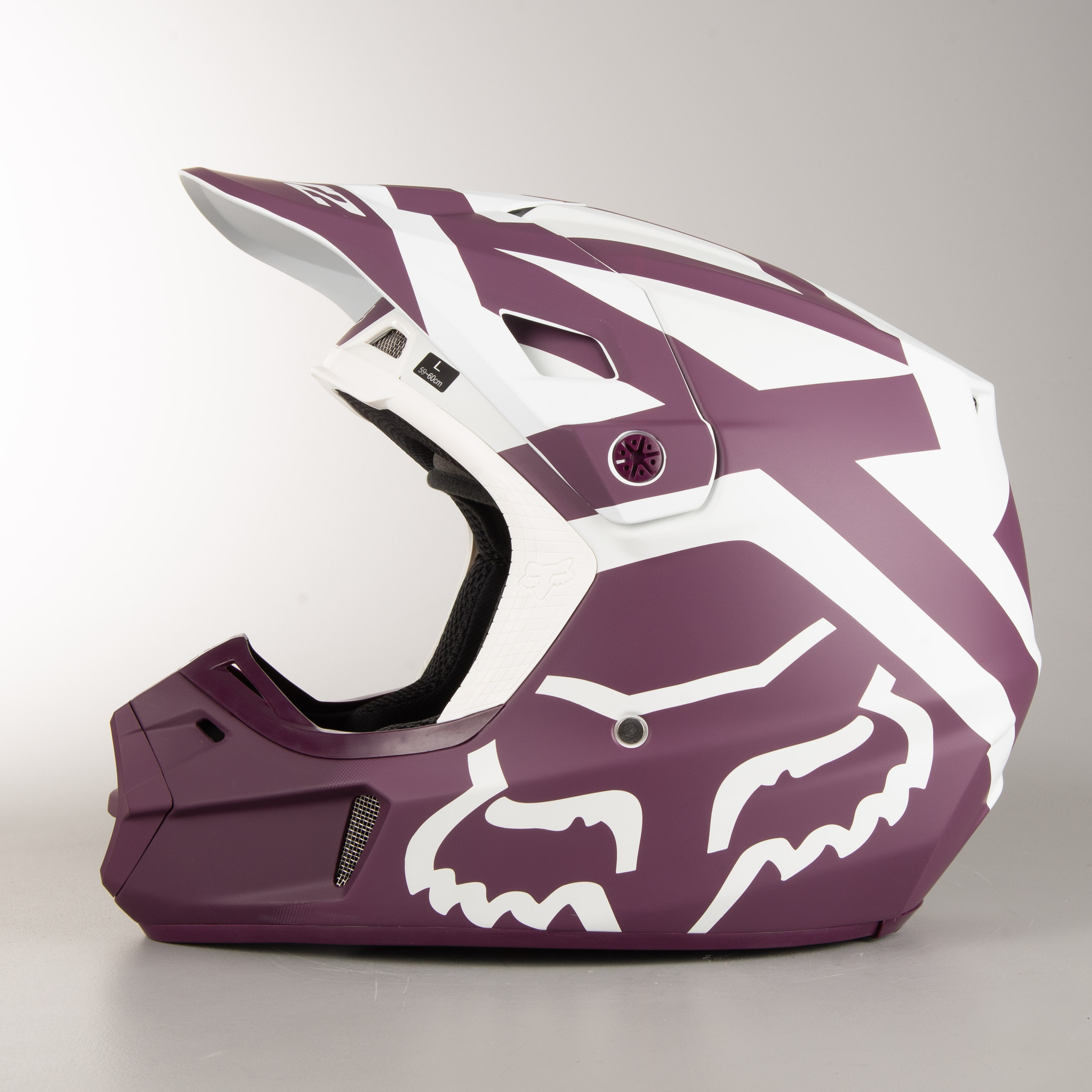 purple mx helmet