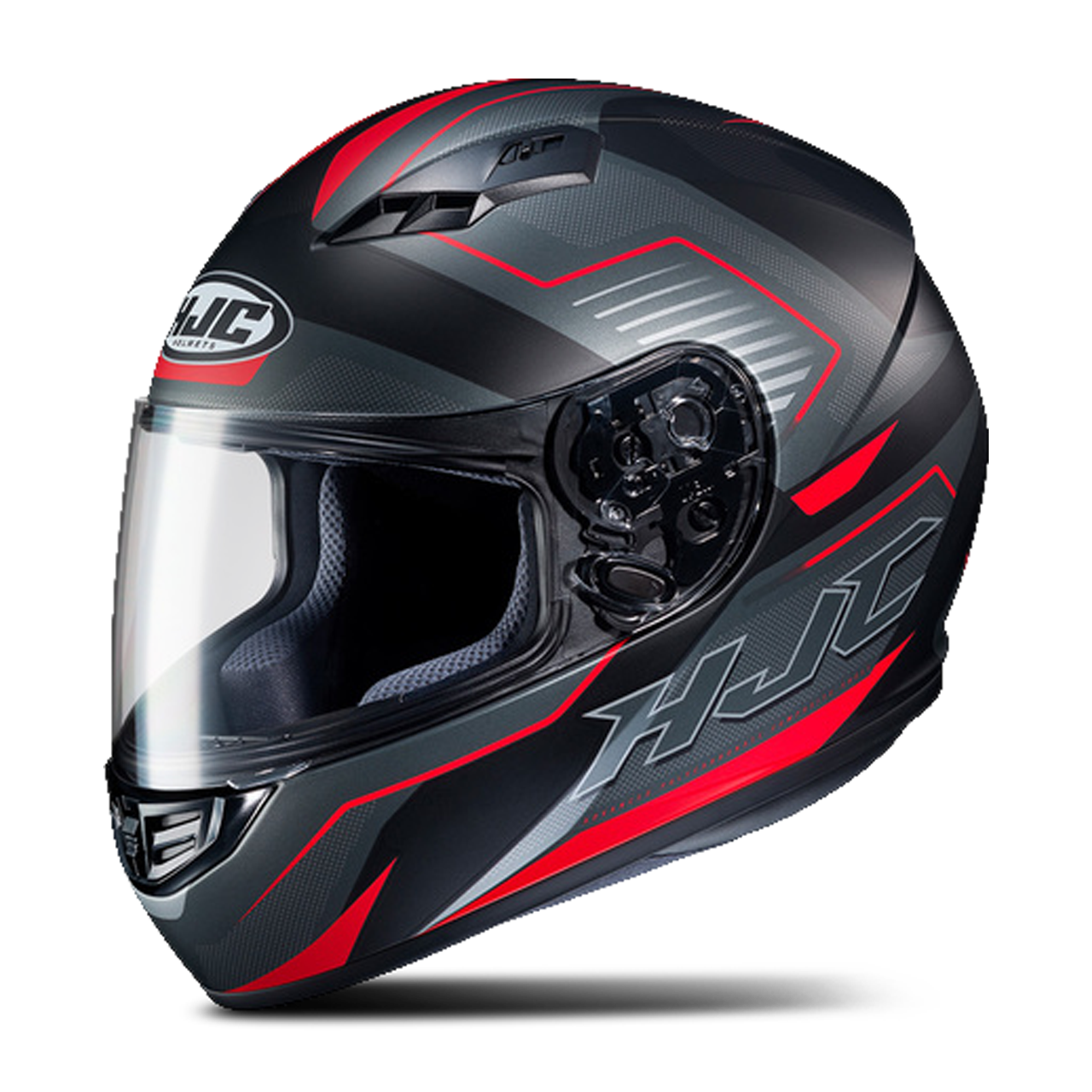 Casco HJC CS-15 Trion Nero Opaco-Grigio-Rosso - Adesso 24% di risparmio -  xlmoto.it