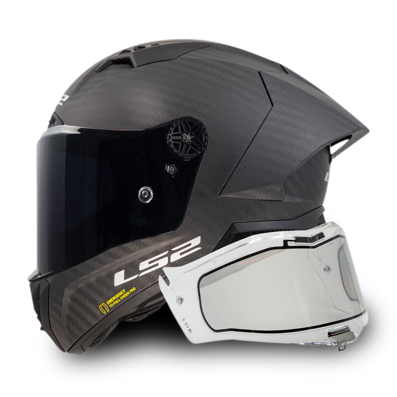 LS2 FF805 Thunder GP Aero+Irid Dynamic Clear Full Face Helmet