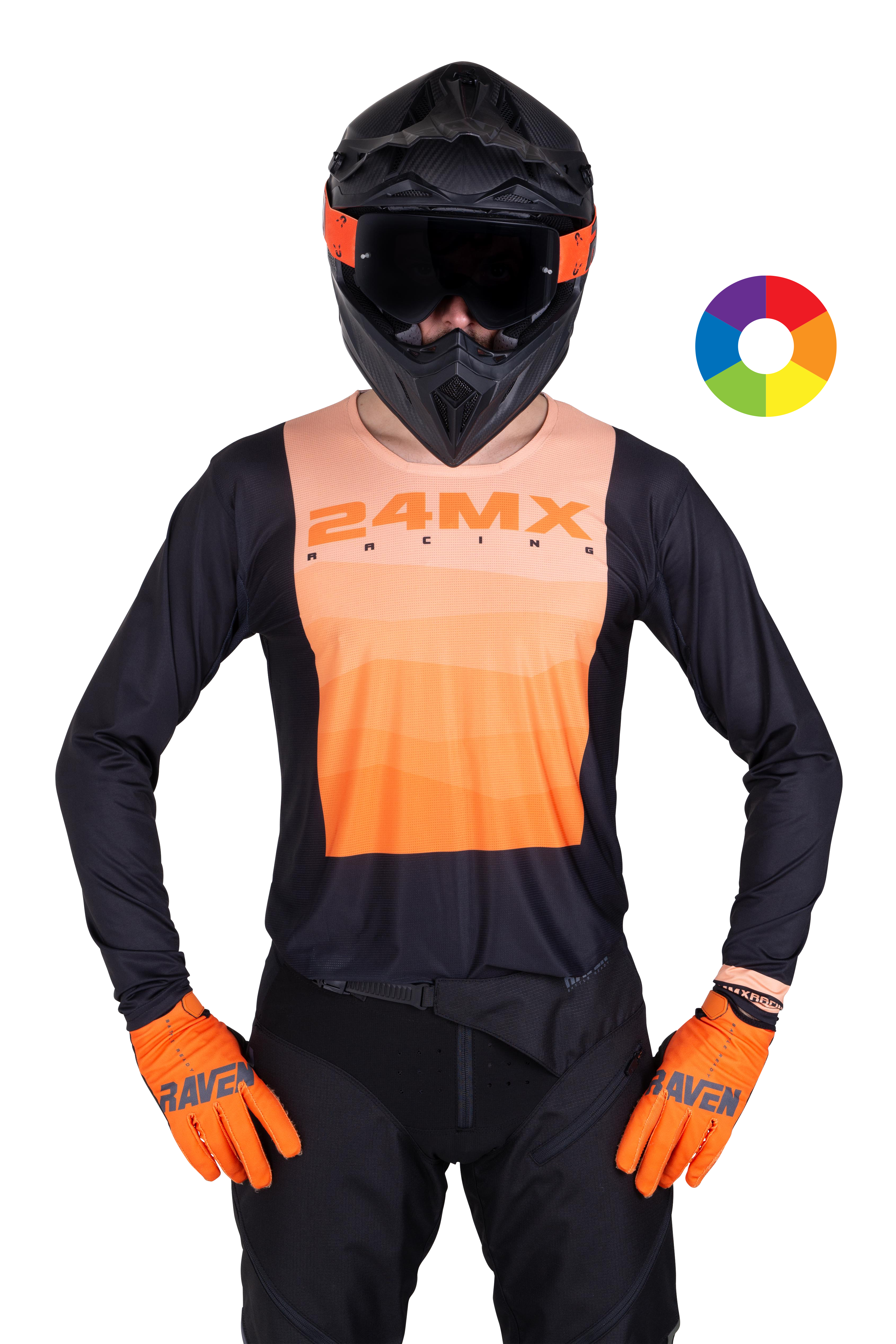 Camiseta de Cross 24MX GRADIENT