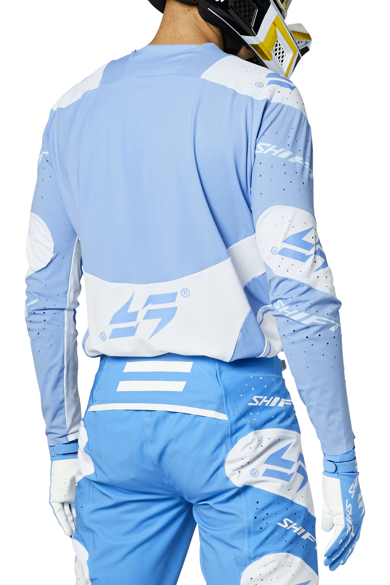Bluză Motocross Shift Blue Label Nirvana
