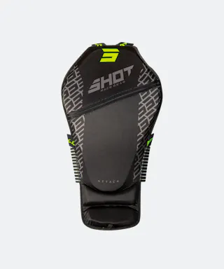 Rugbeschermer Shot Attack Zwart-Geel