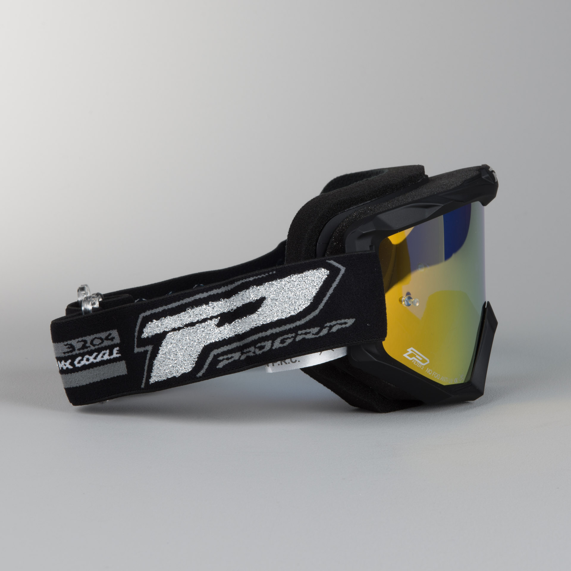 ProGrip 3204 MX Goggle Matte Black/Orange Mirror