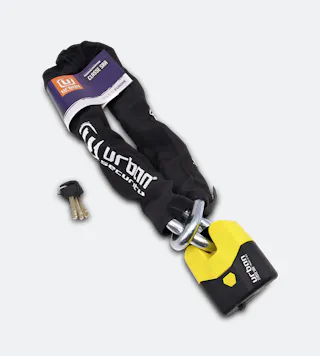 URBAN Padlock U8K ø15mm + Loop chain ø14mm Class SRA 100cm