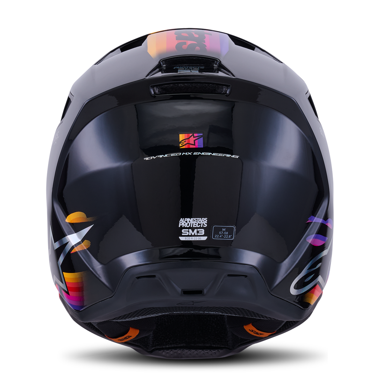 Casco MX Alpinestars SM3 Force Glossy