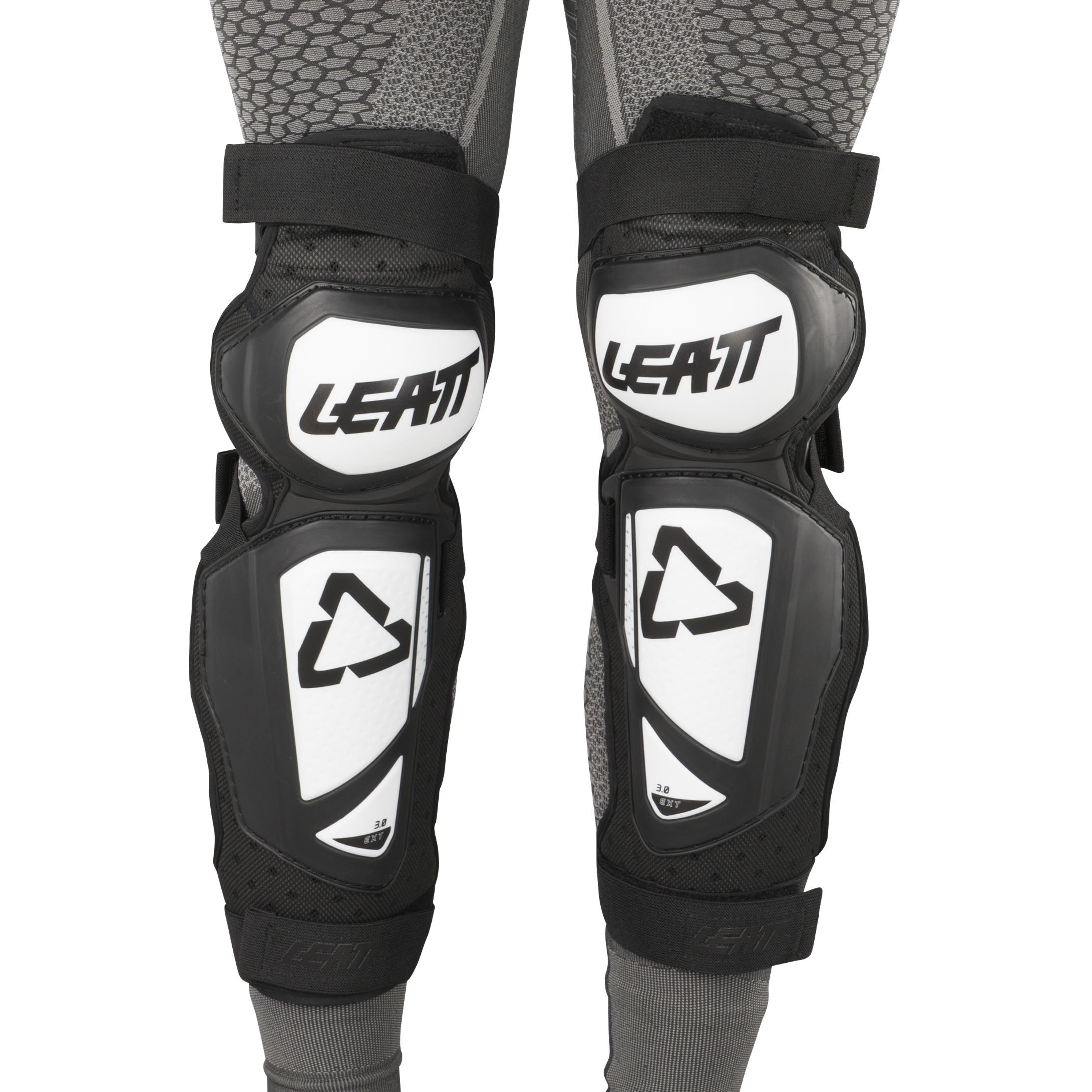 Kniebeschermers Leatt 3.0 EXT Wit-Zwart