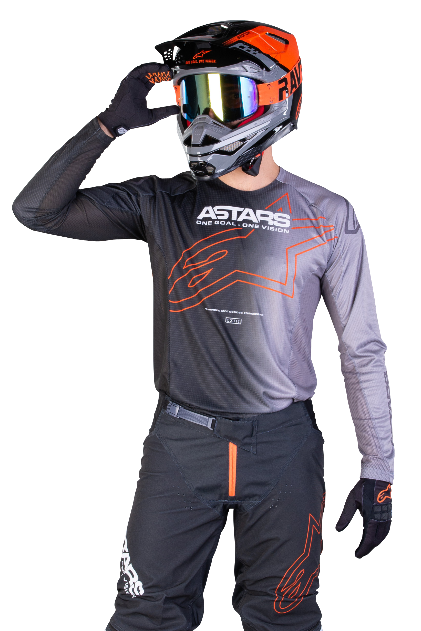 Bluză Motocross Alpinestars Techstar Phantom