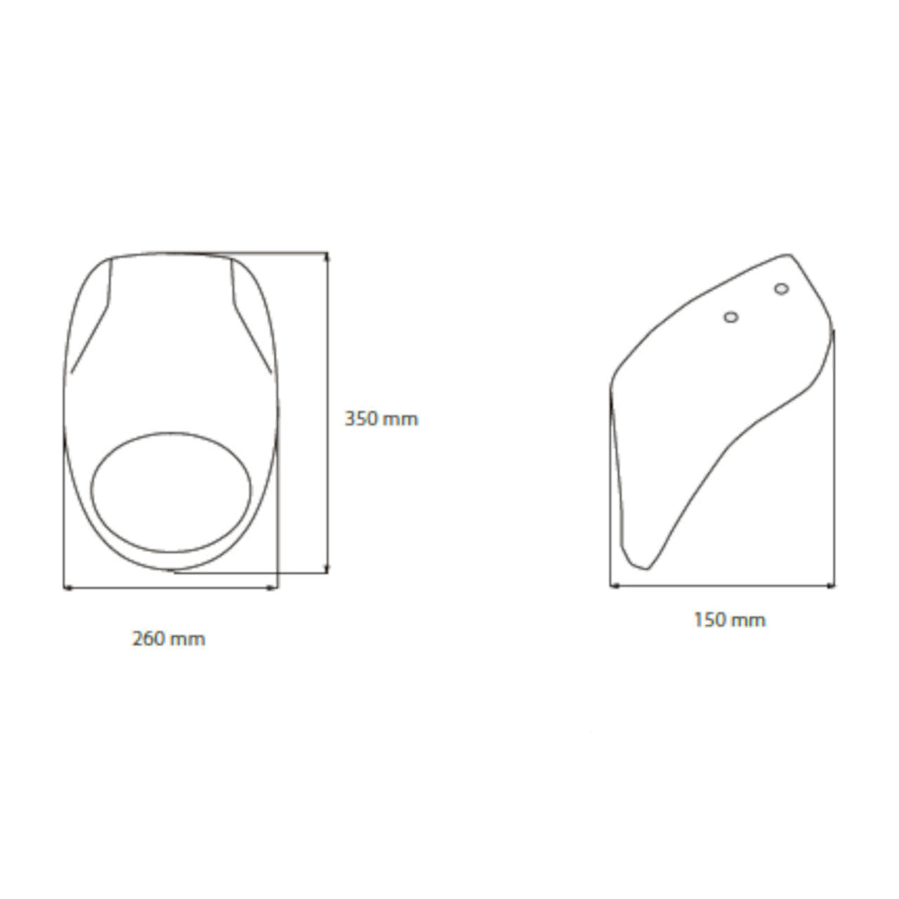 CustomAcces Free Spirit Semi-Fairing Black