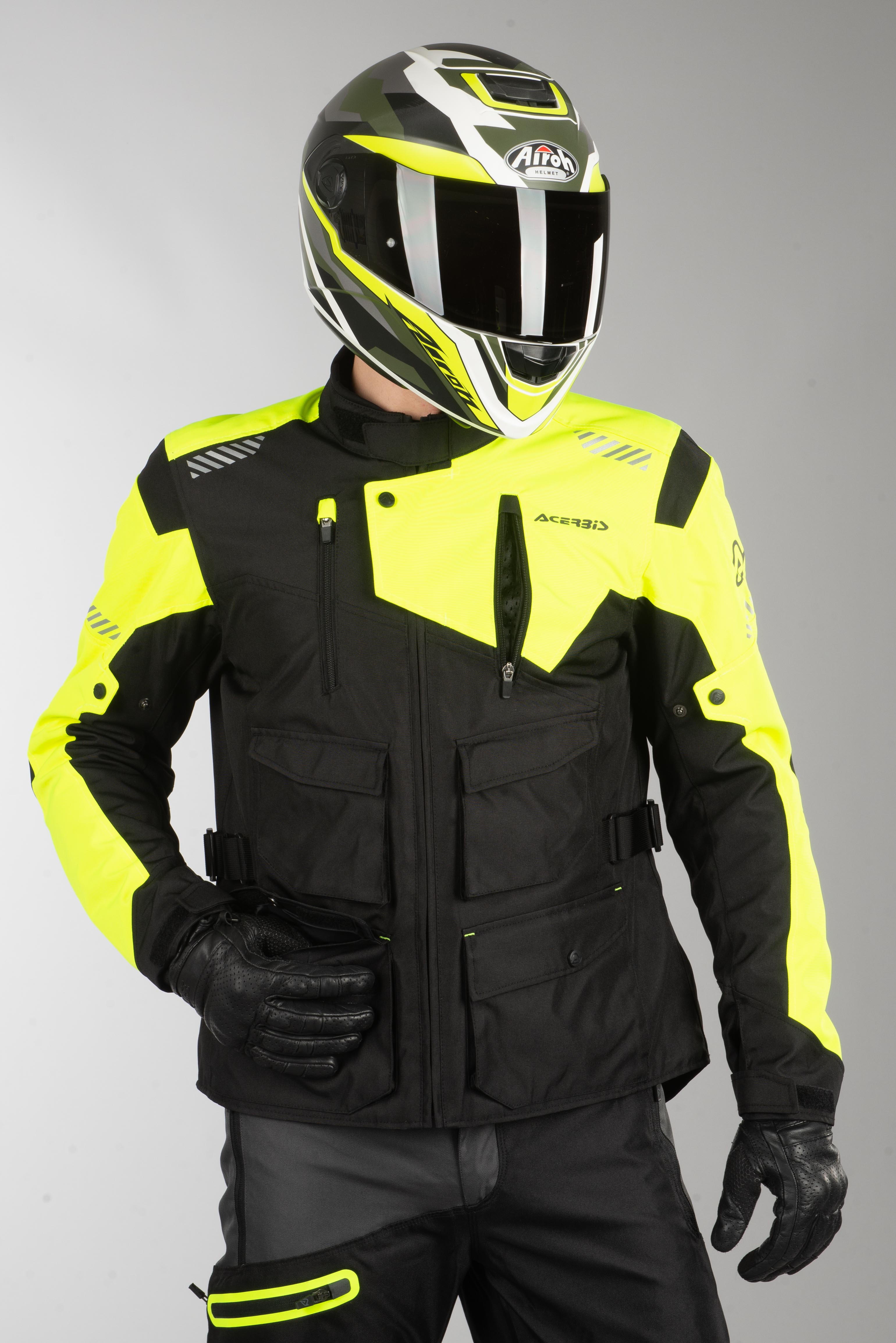 Jakke Acerbis Discovery Safari Svart Fluo Gul Nå 10% Du Jakke Acerbis Discovery Safari Svart Nå 10% Du sparer