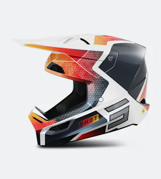Casco de Cross Shot Race Phaser
