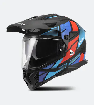 LS2 MX702 Pioneer II Block Adventure Helmet