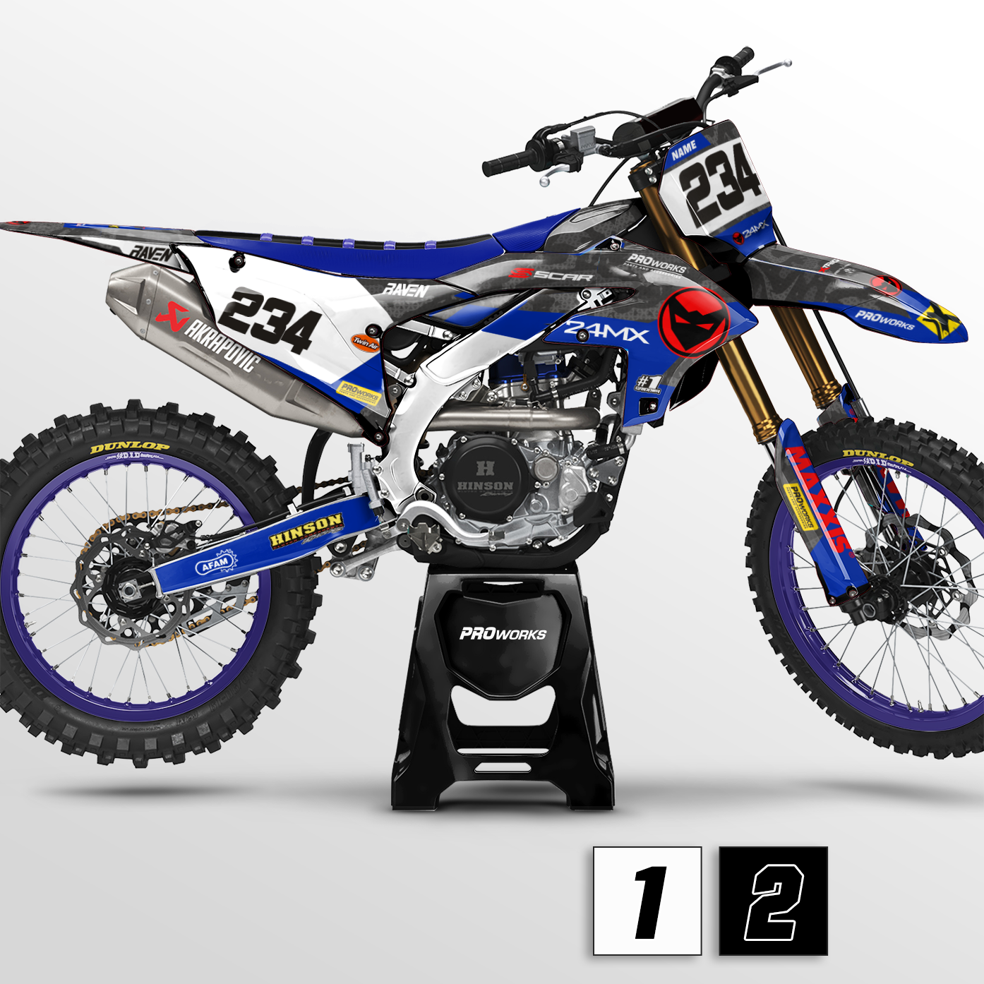 Komplet Nalepk Yamaha GrCam