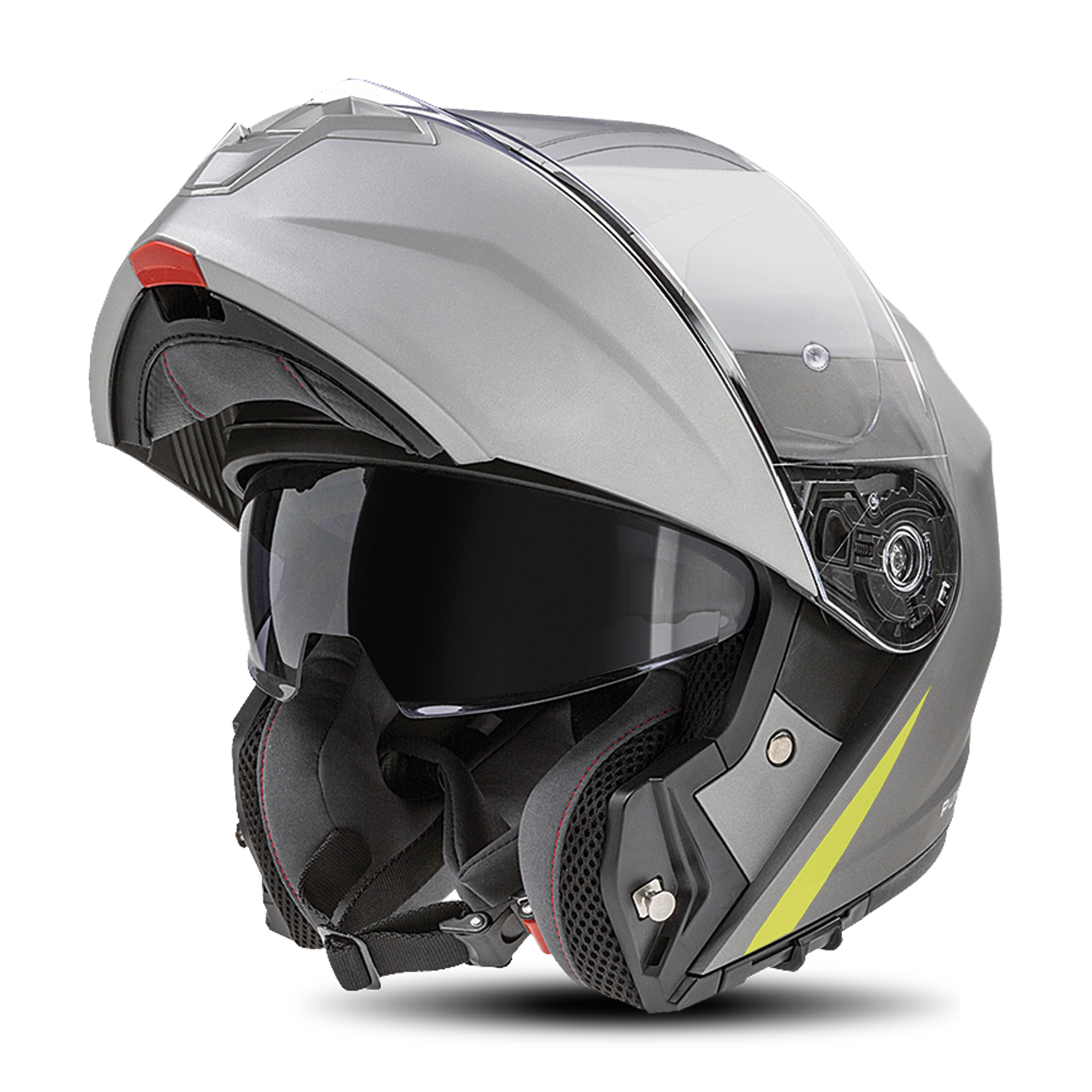Garibaldi G100 DUAL GR FL Flip-Up Helmet