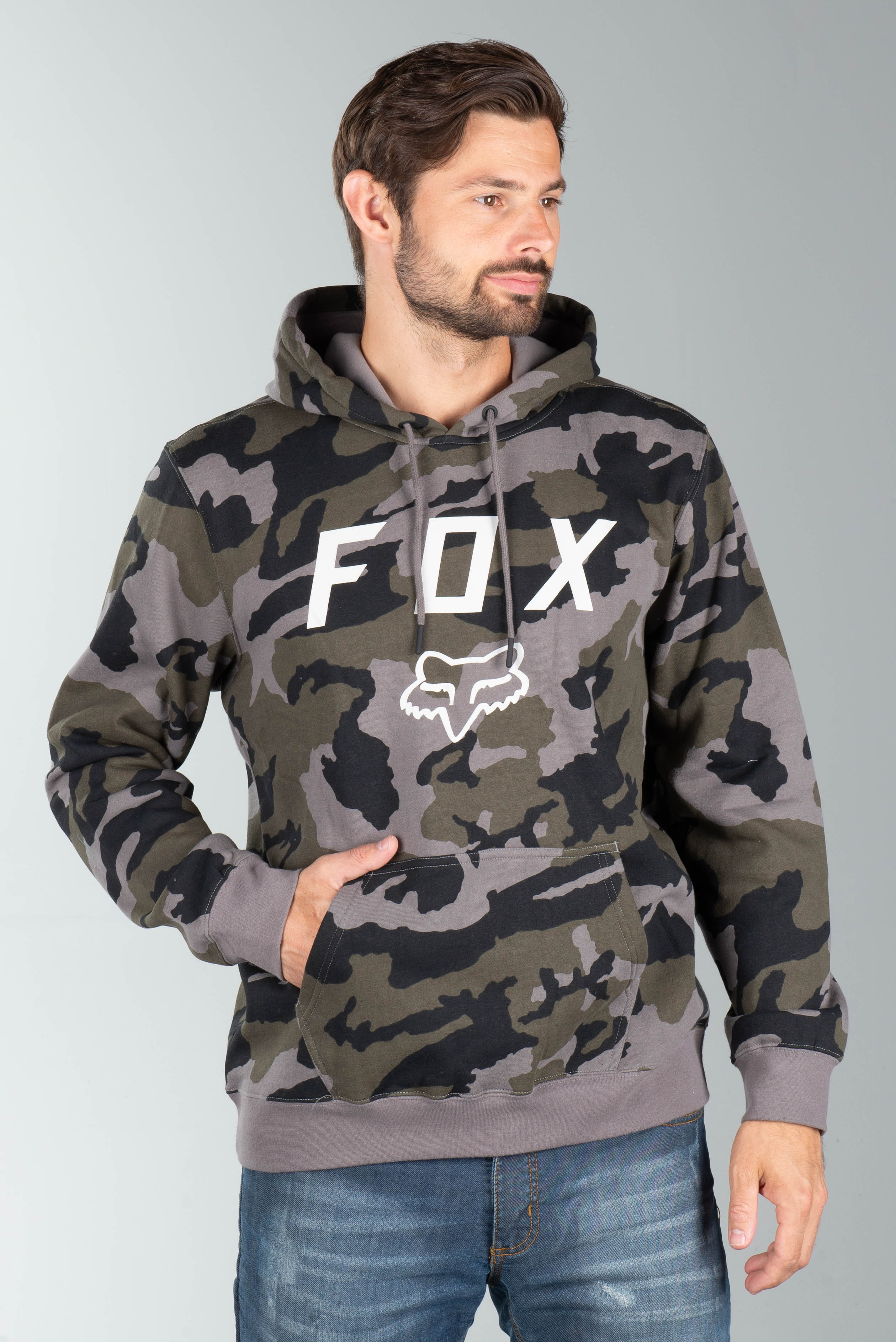 fox hoodie camo