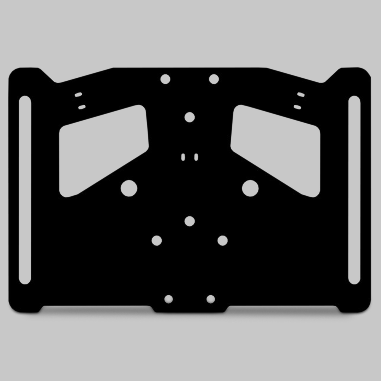 Valter Moto King License Plate Support Black