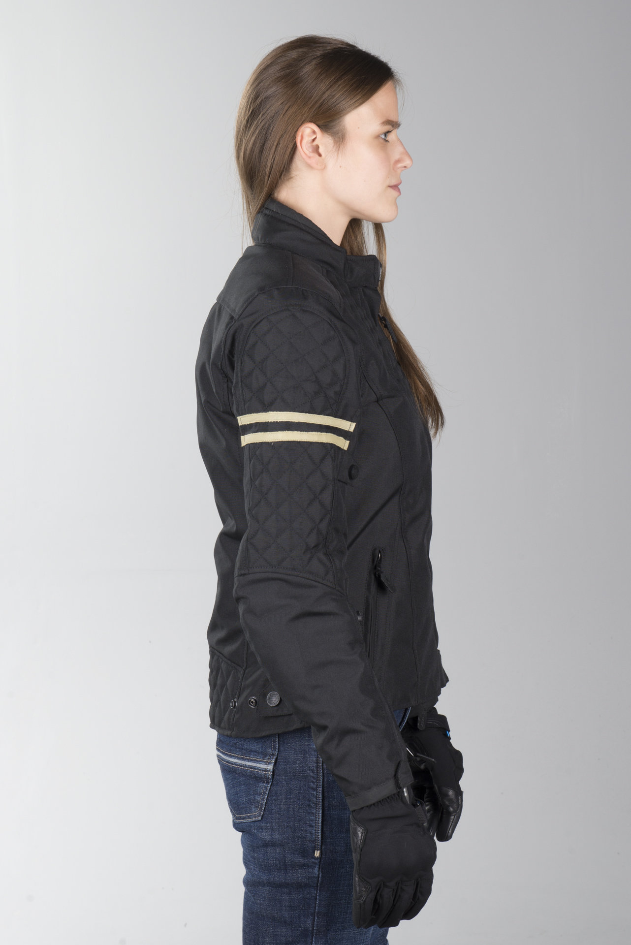Sweep Amelia MC Jacka Dam Svart Beige Sweep Amelia MC Jacka Dam Svart Beige