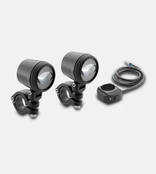 Tågelygter Rizoma LED, Sort