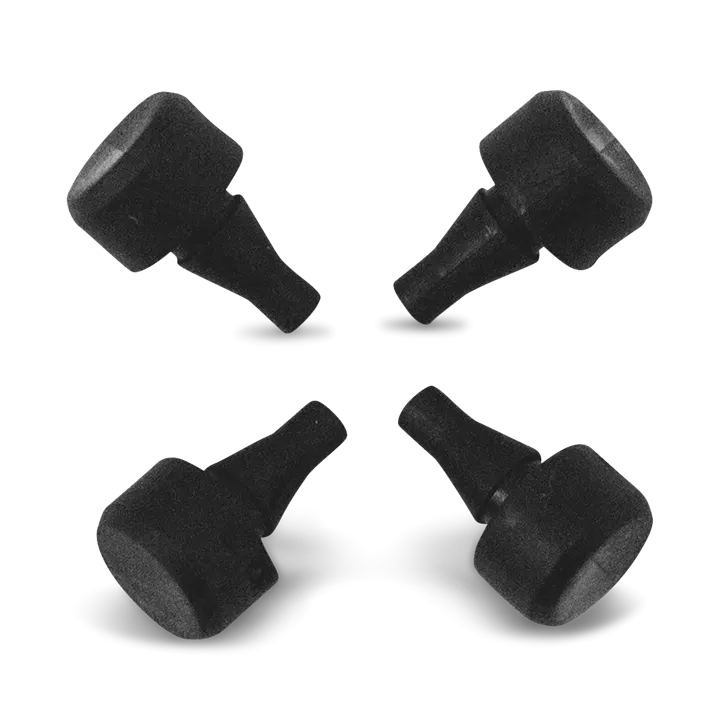 Rubbers voor montageplaat Givi Monorack/Wingrack 4 st.