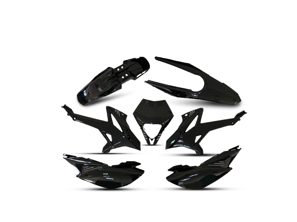 Kit de Plástico V-Parts Scooter Tipo OEM Negro