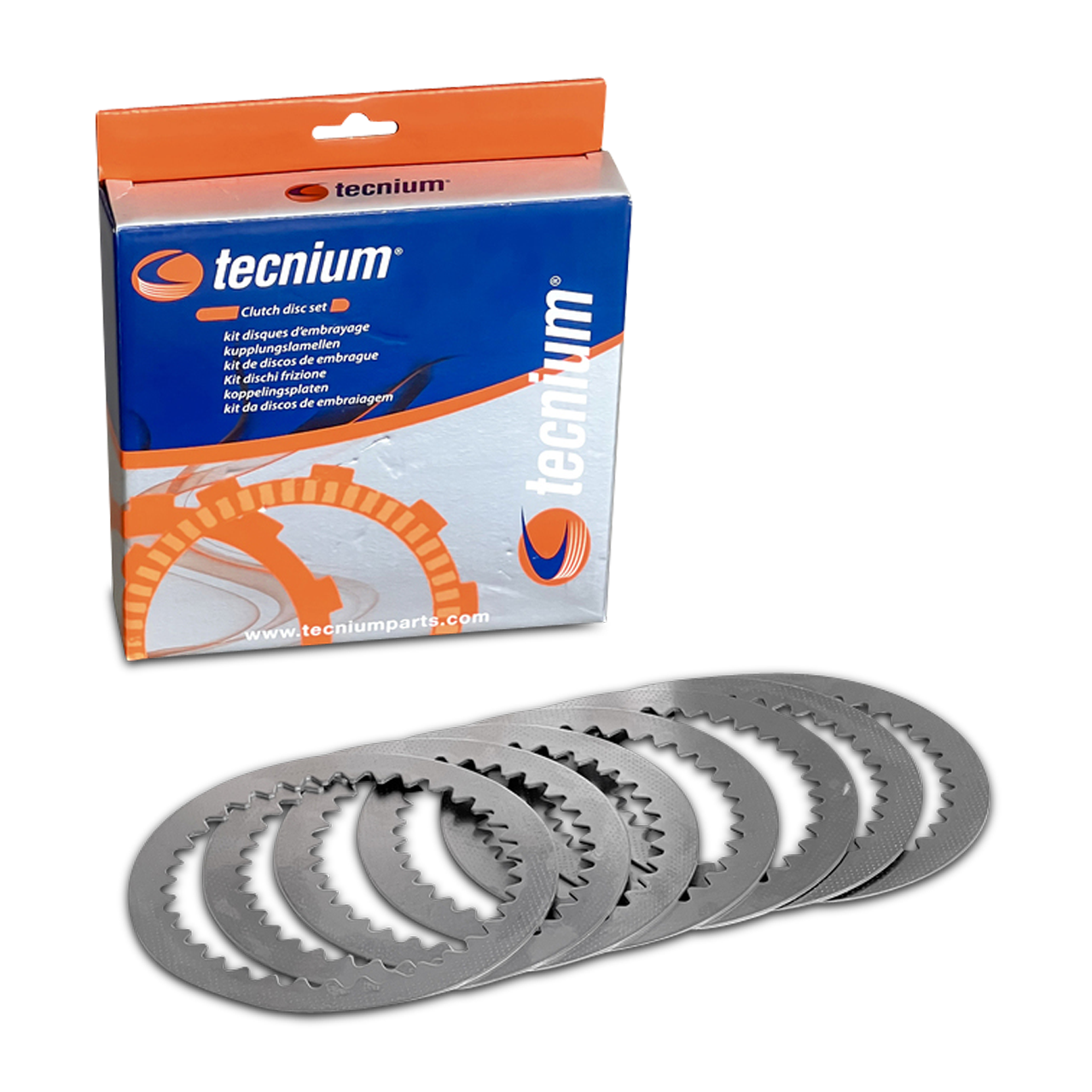 Tecnium Scooter Steel Clutch Plates Kit