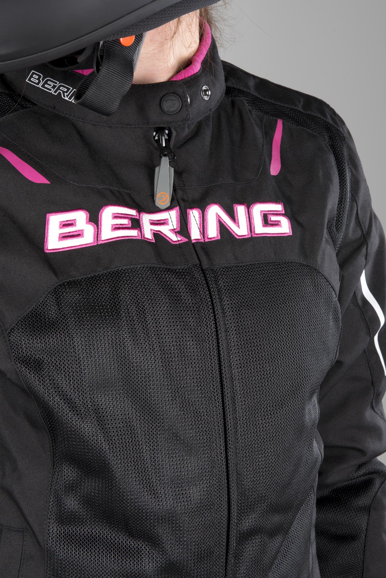 Bering Twist MC Jacka Dam Svart Fuchsia Nu 13% rabatt Bering Twist MC Jacka Dam Svart Fuchsia Nu 13% rabatt