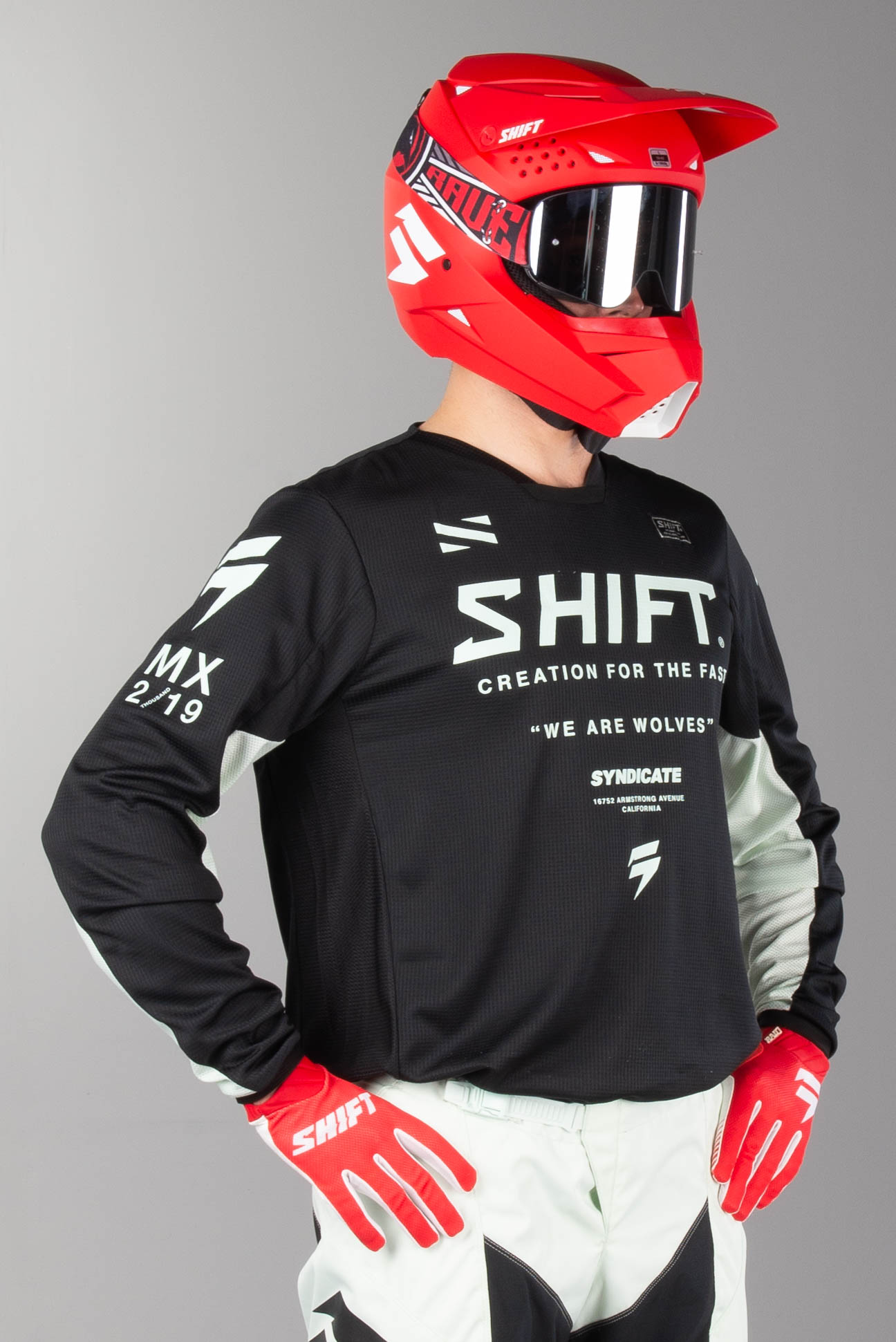 Shift Whit3 Label Basalt MX Jersey MX 18