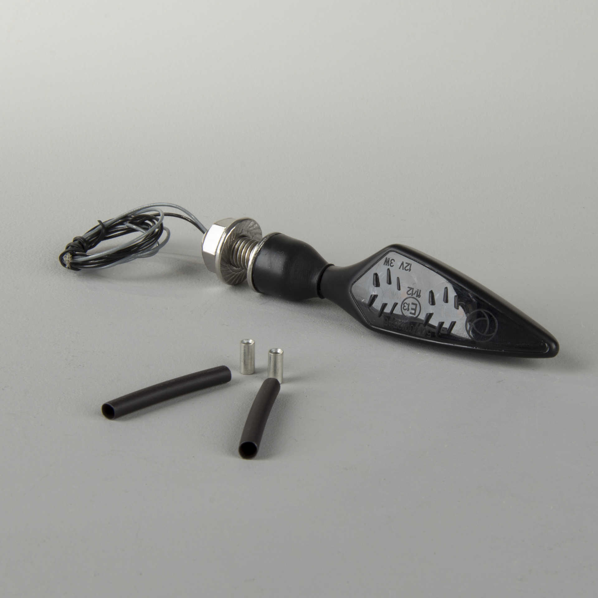 Kellermann Rhombus LED Dark Front Right/Rear Left Indicator Black