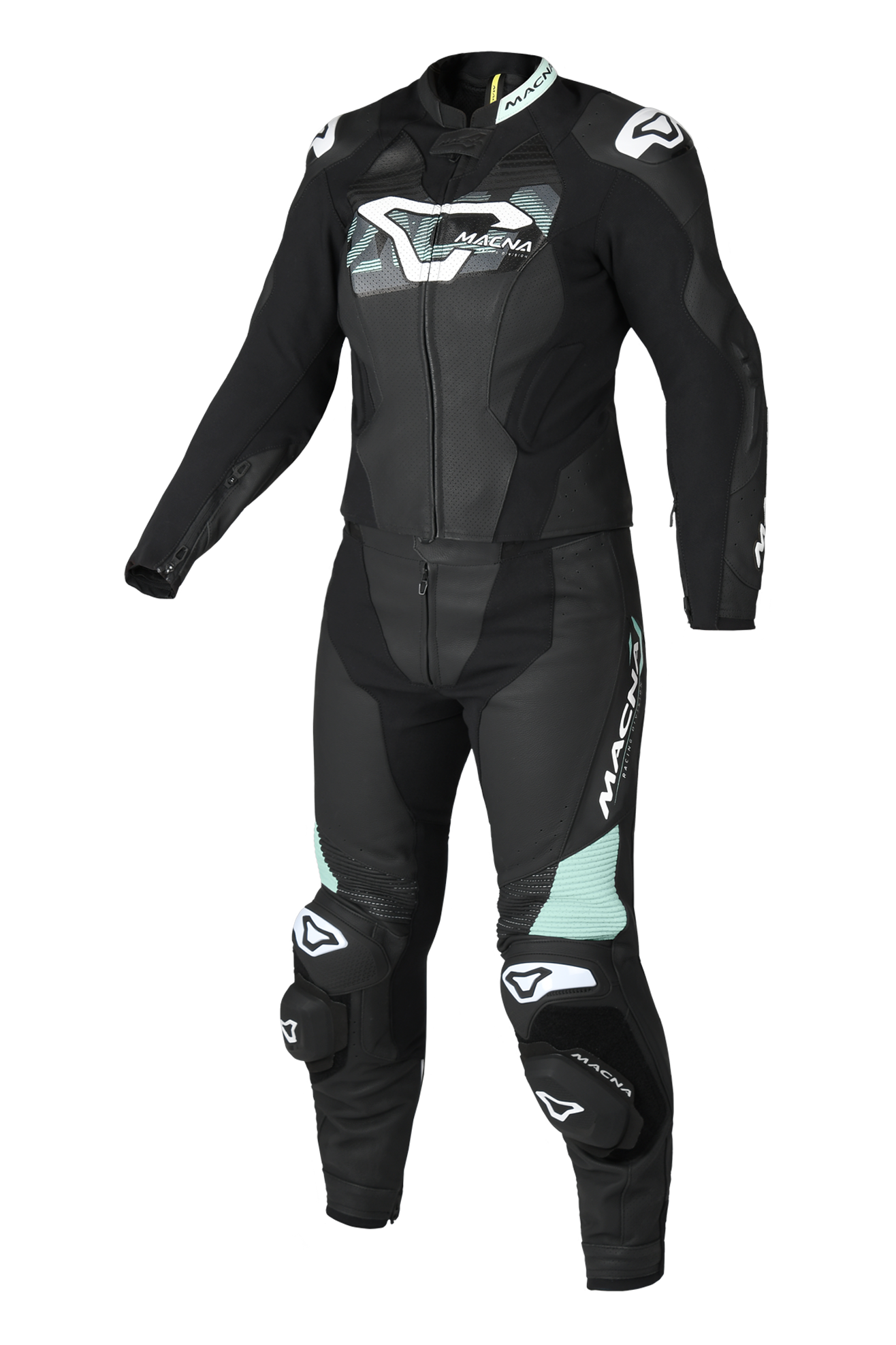 Tuta In Pelle Moto Macna Blitz Donna 2pc