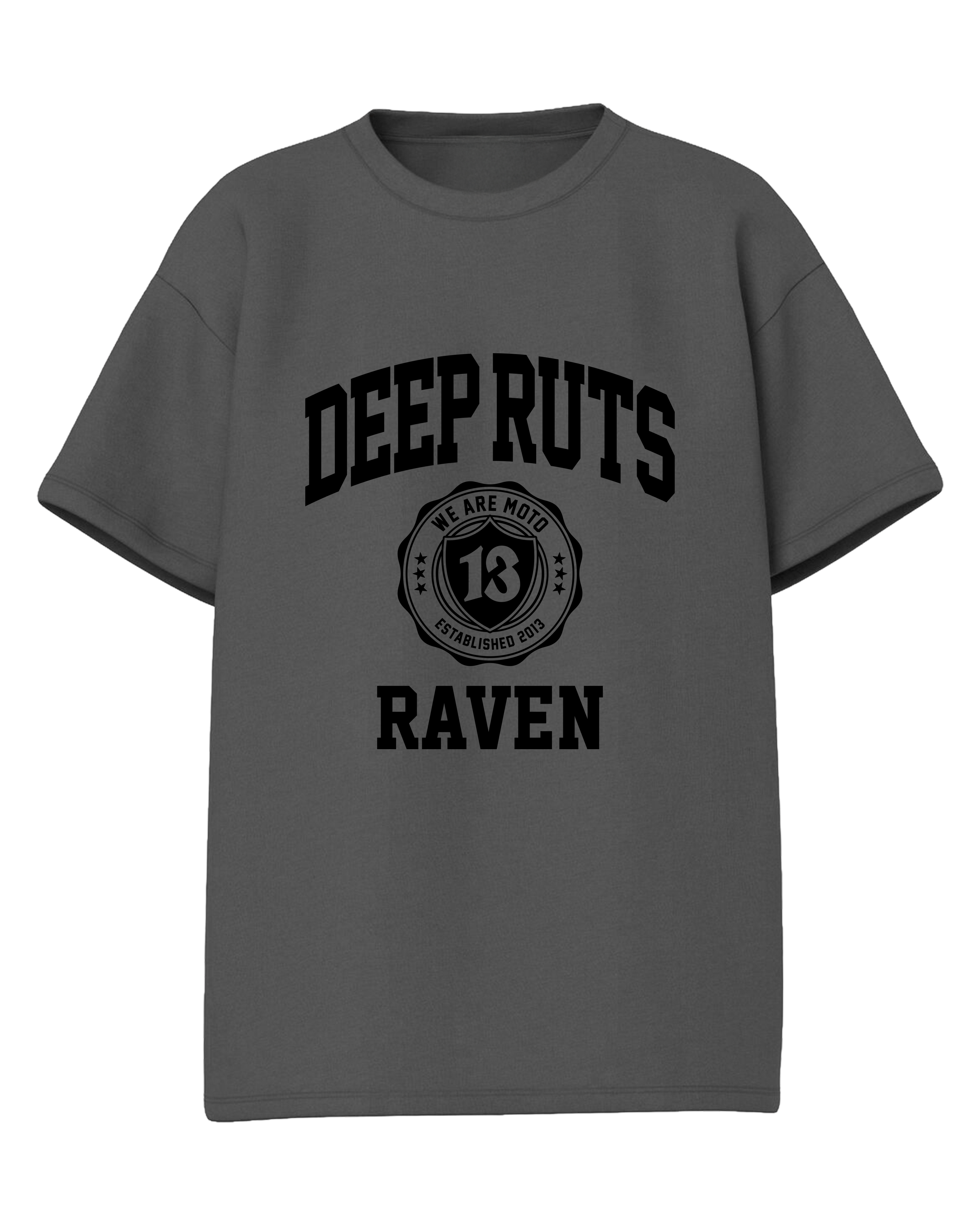 Raven Deep Ruts Oversize T-Shirt