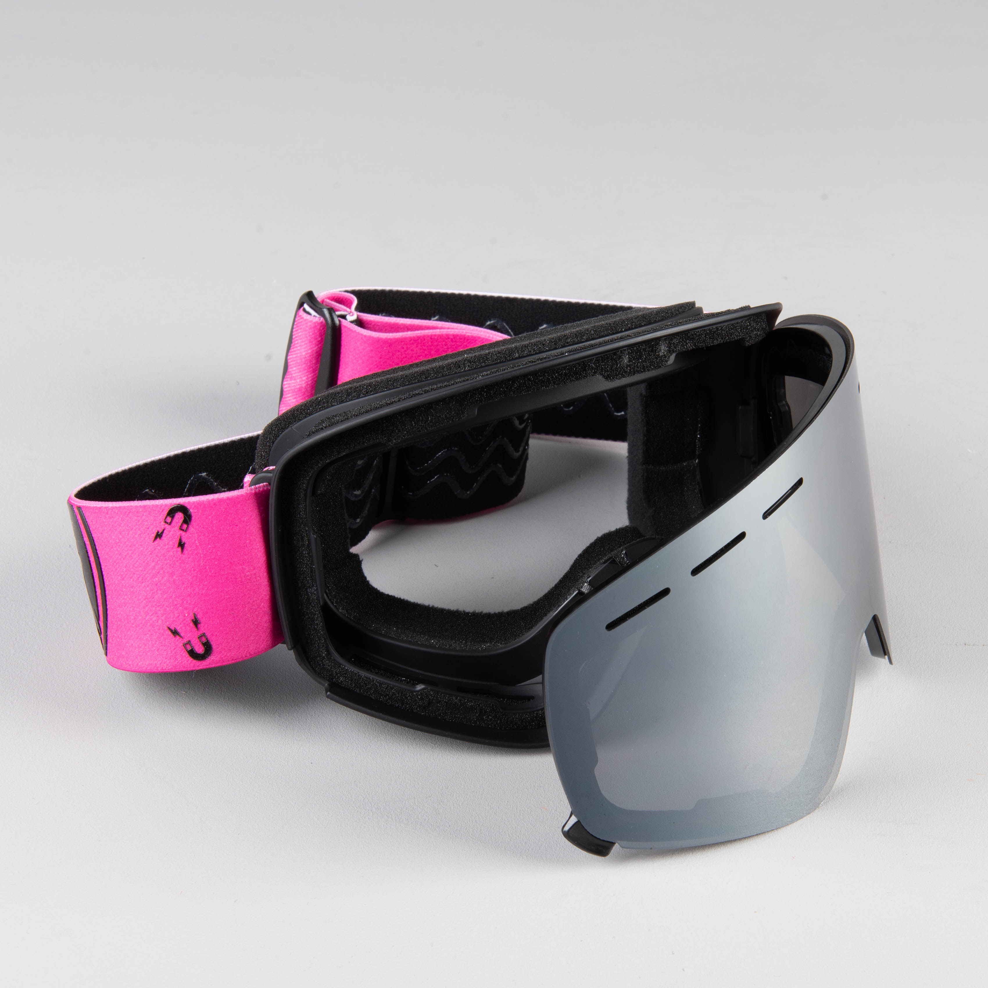 Ochelari Snowmobil Raven Edge VentMax Magnetic "Norrsken" Oglindă