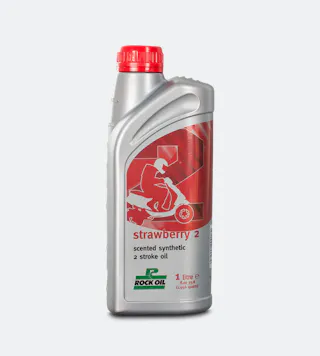 Motoröl Teilsynthetisch Rock Oil 2T Strawberry 1L
