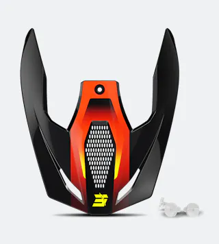 Viseira Do Capacete Shot Race Gear Furious Rocket Jovens