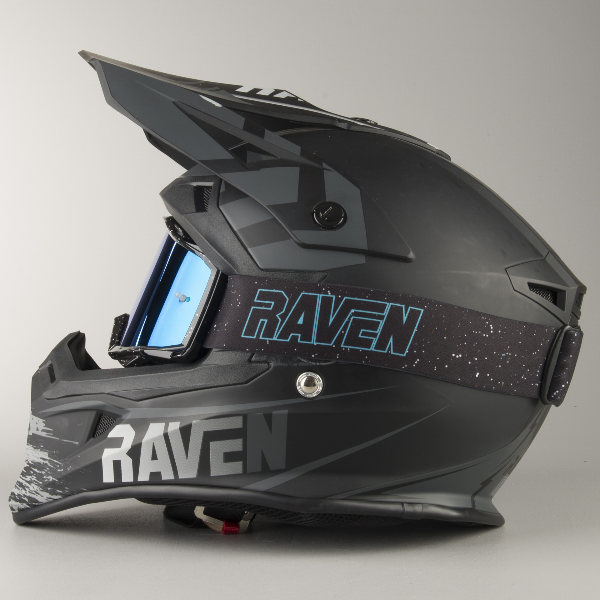 Raven Sniper Crew MX Goggles Mirror
