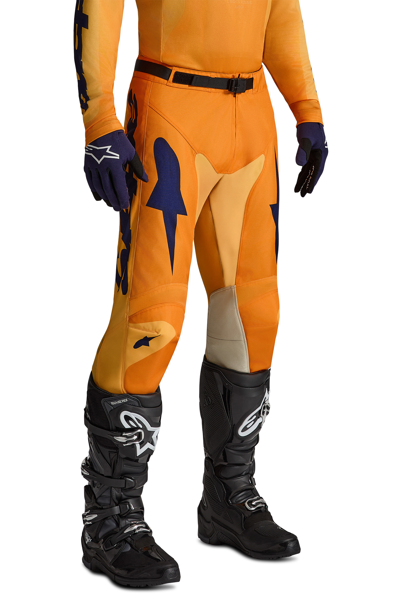 Crossbukser Alpinestars Racer Amber
