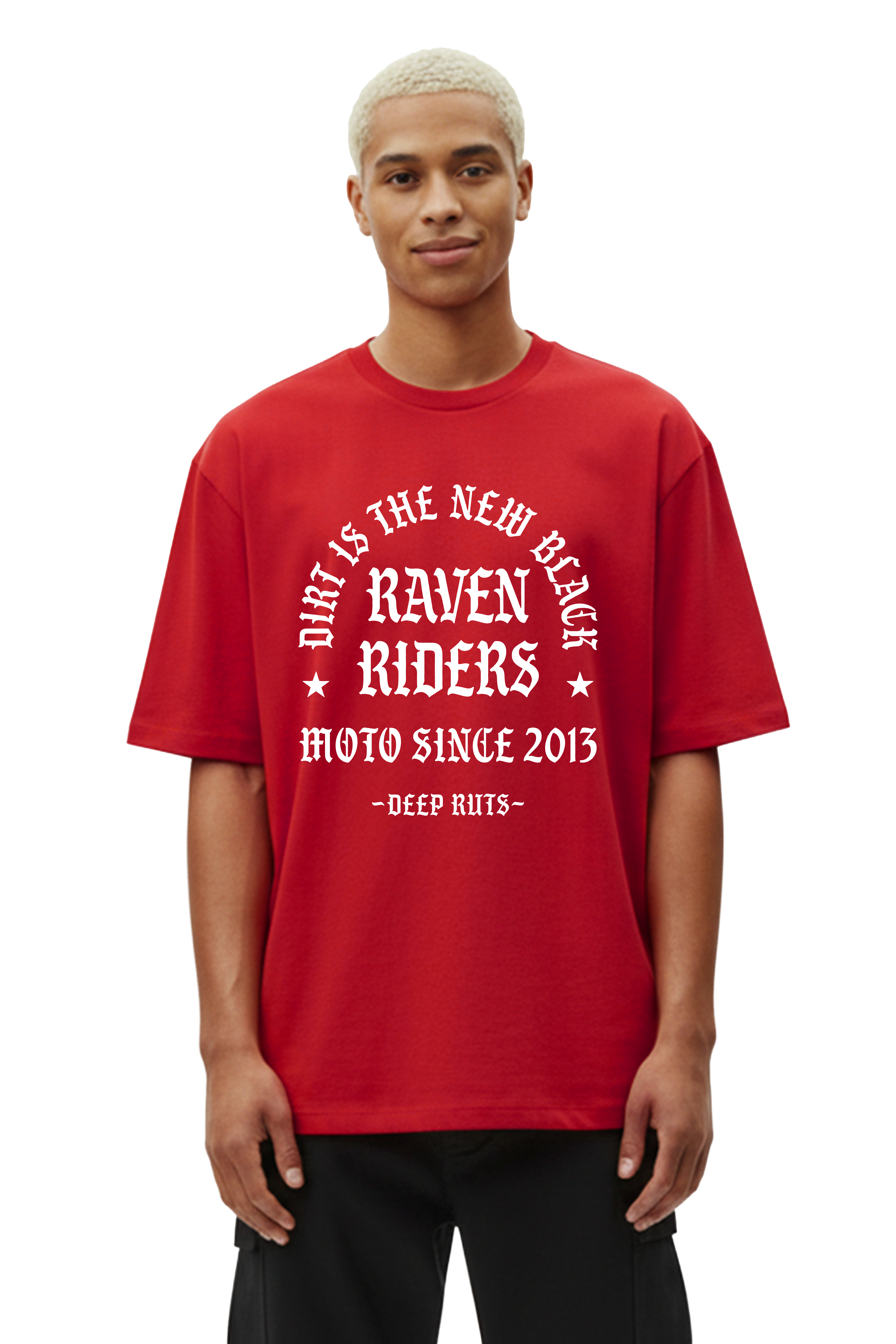 Raven Gothic Oversize T-Shirt