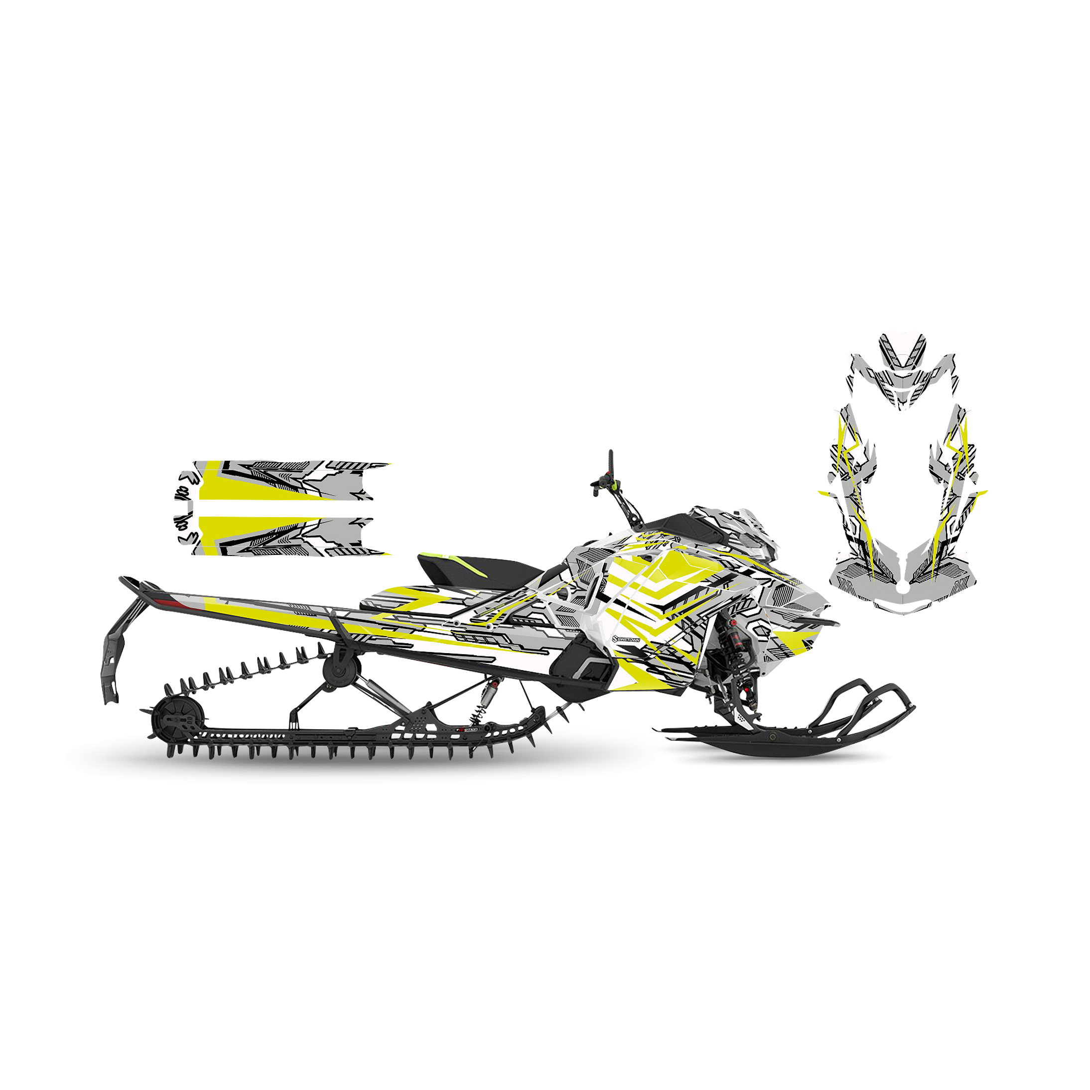 Tarrasarja SweTown Brake Line - Harmaa-Lime