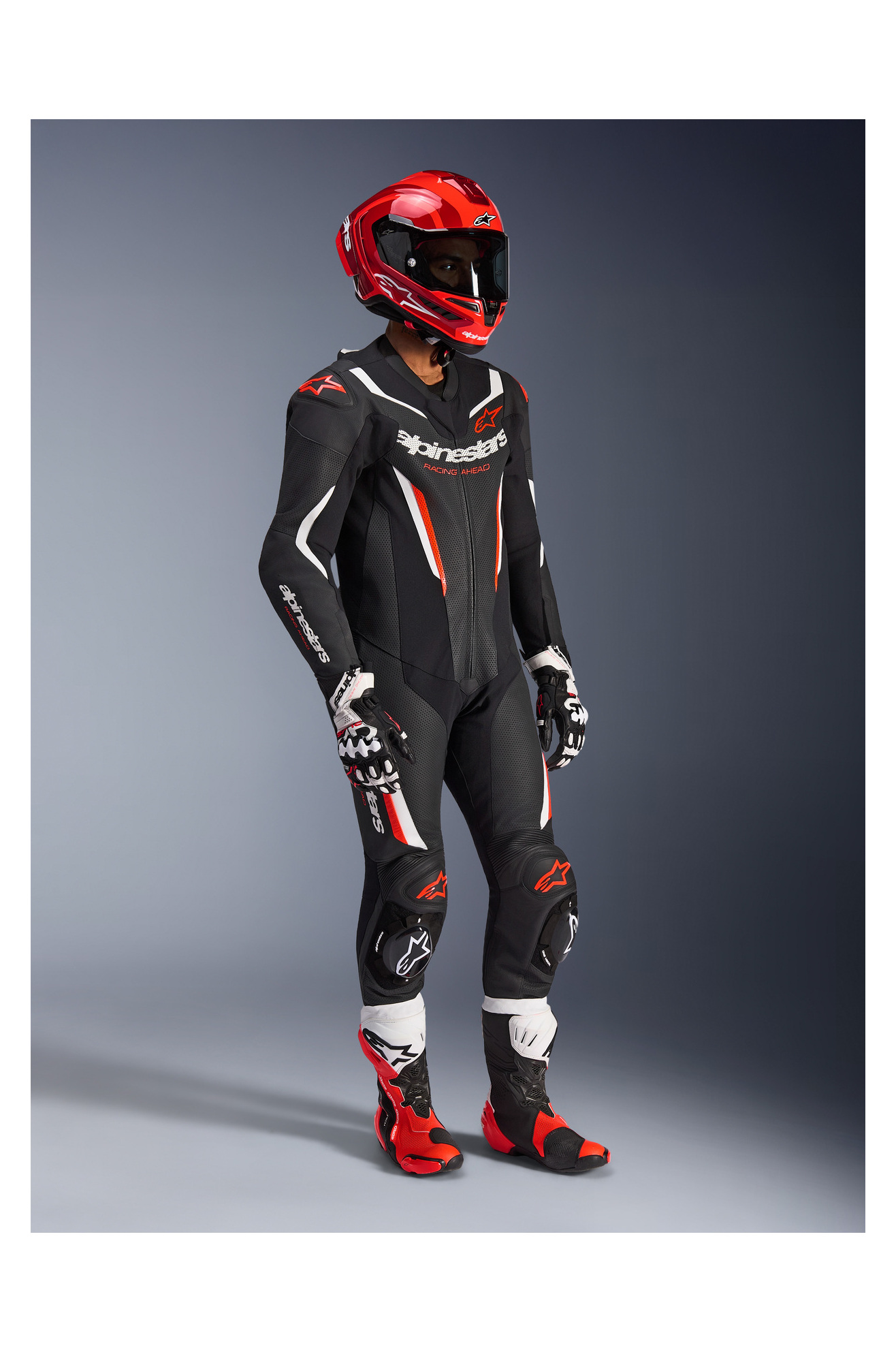 Traje De Cuero Para Moto Alpinestars GP Force V2 1Pc