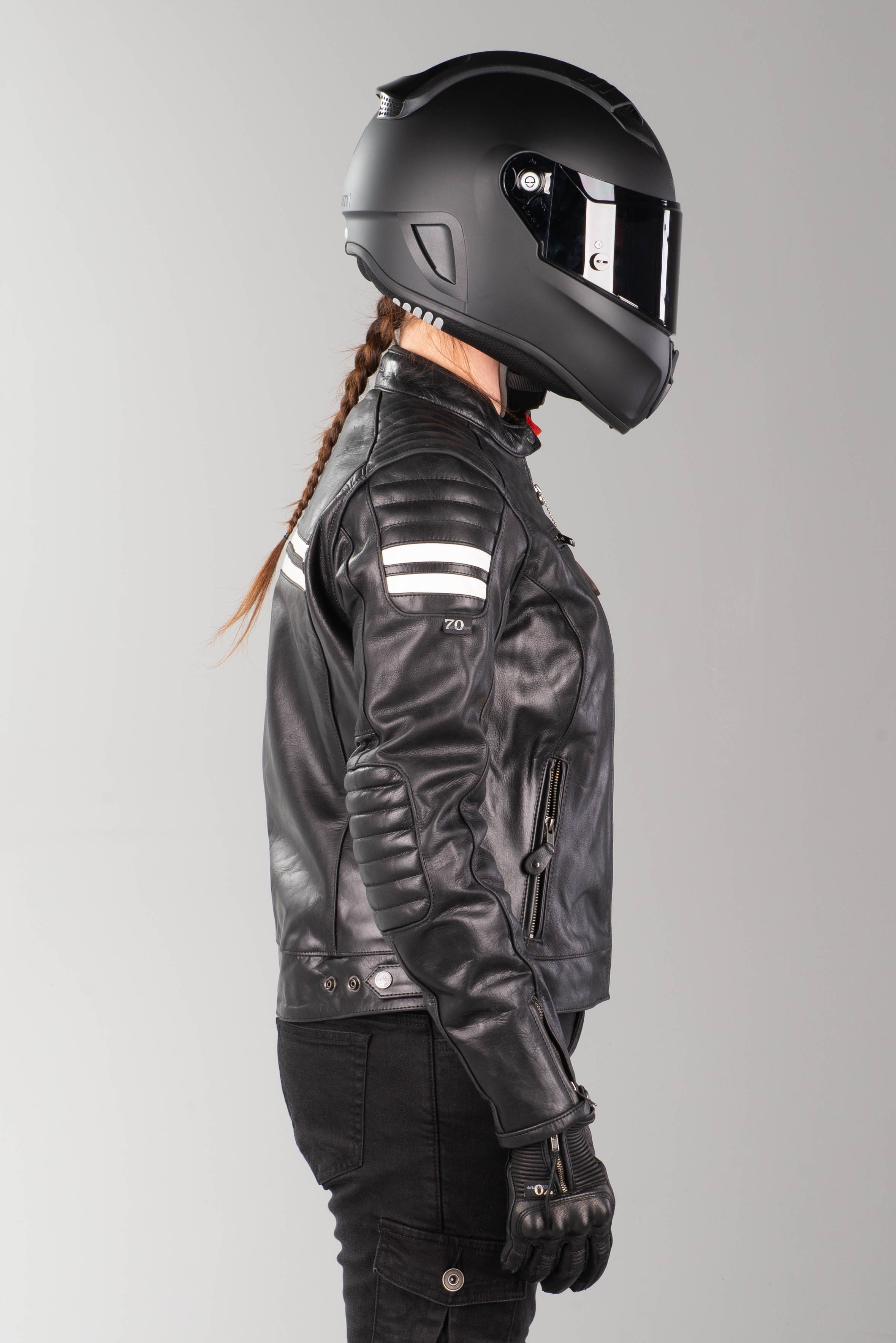 Chaqueta de Moto Segura Stripe Mujer