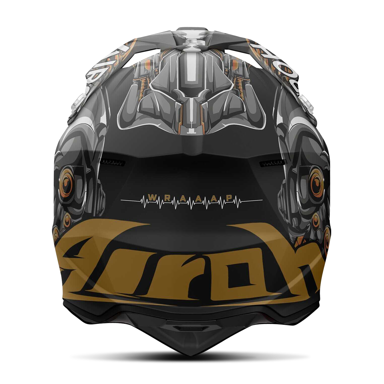 Casco de Cross Airoh Wraaap Cyborg
