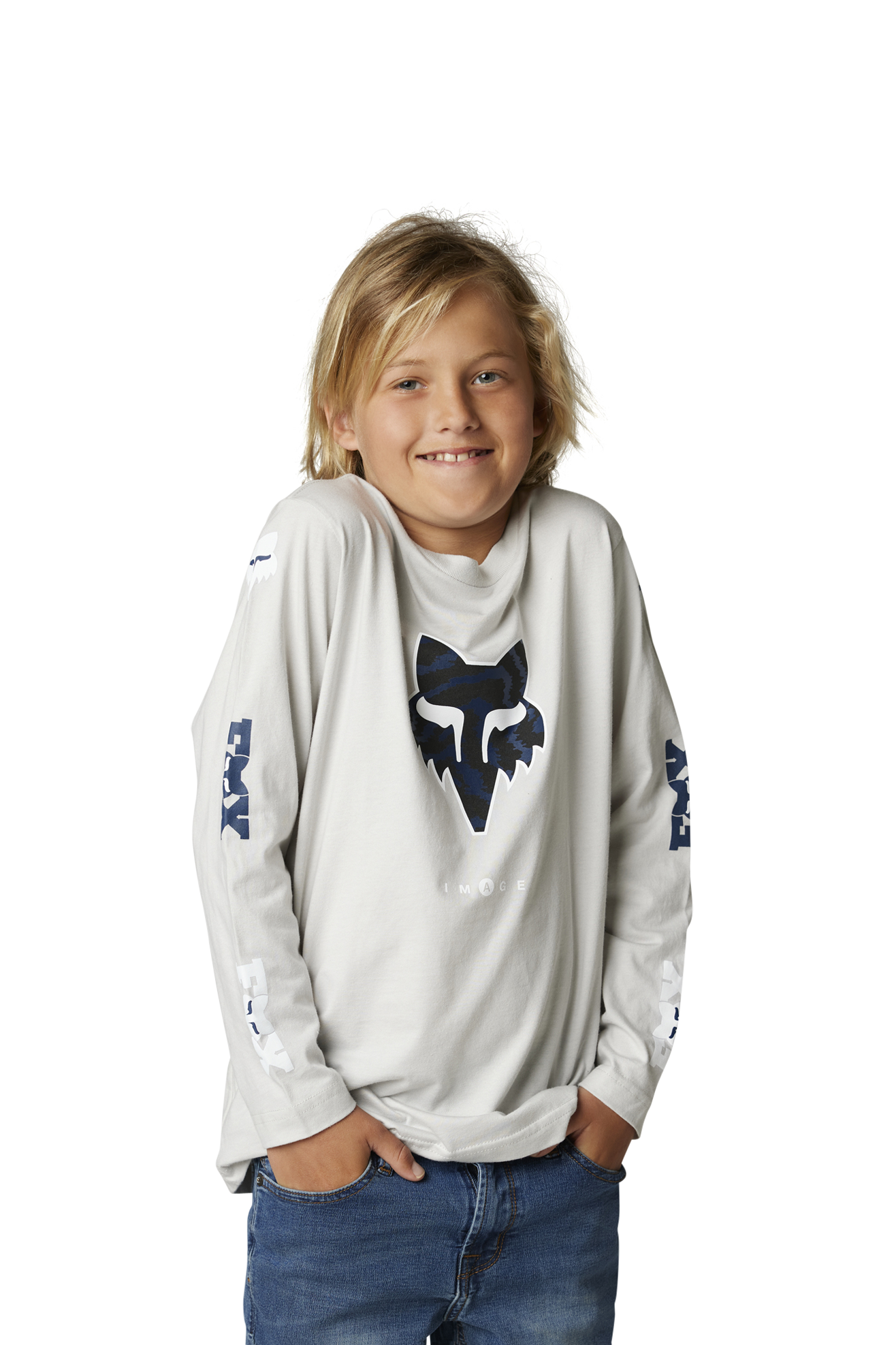T-shirt FOX Nuklr Kinderen met Lange Mouwen