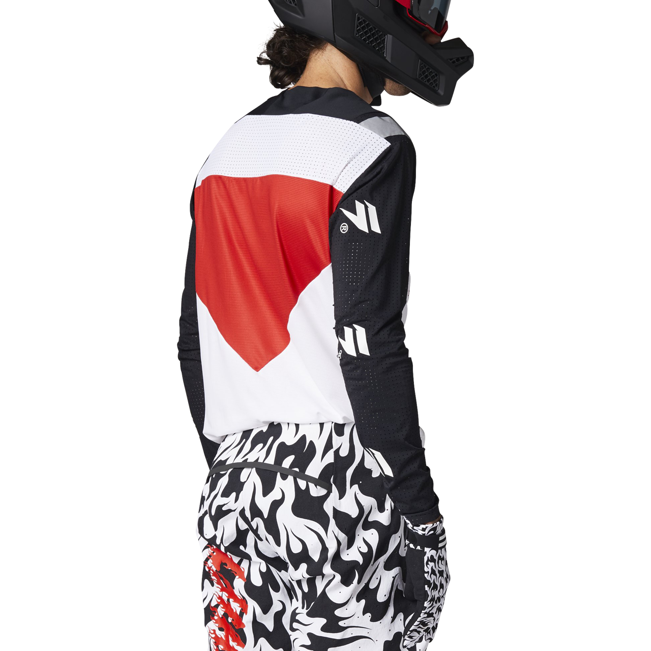 Maillot Cross Shift Blue Label Flame